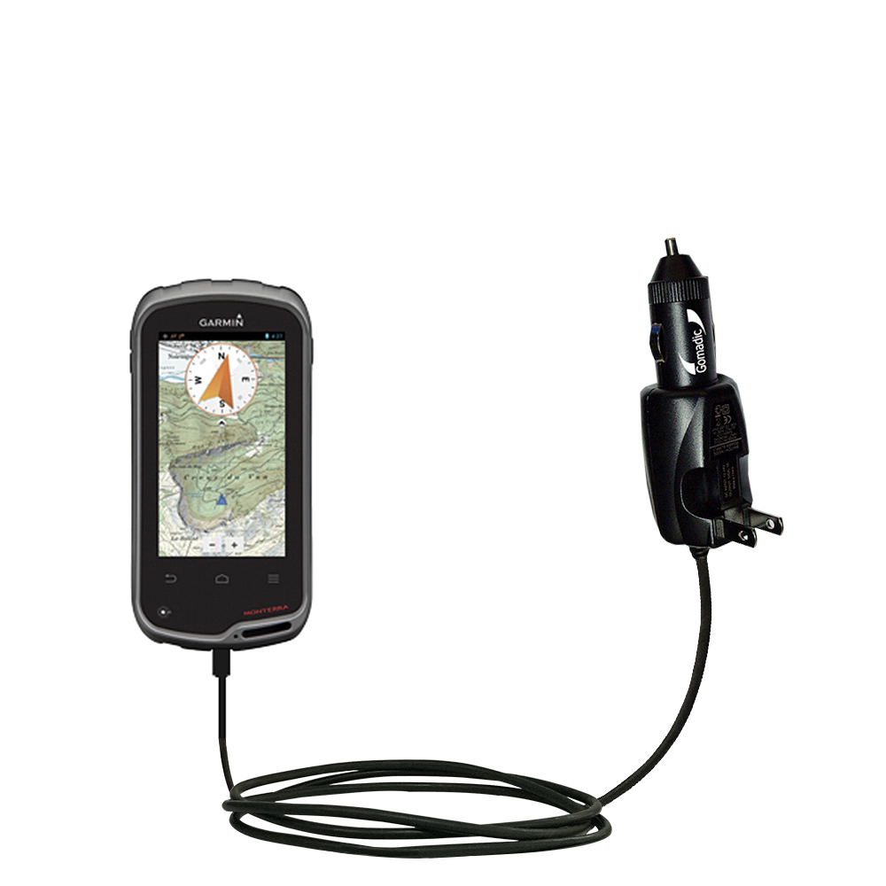Car & Home 2 in 1 Charger compatible with the Garmin Monterra