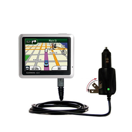 Car & Home 2 in 1 Charger compatible with the Garmin nuvi 1100