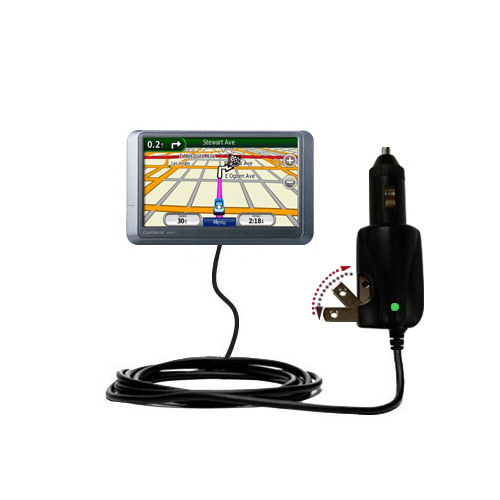 Car & Home 2 in 1 Charger compatible with the Garmin nuvi 205WT