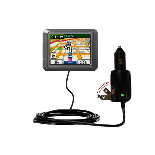 Car & Home 2 in 1 Charger compatible with the Garmin nuvi 215T
