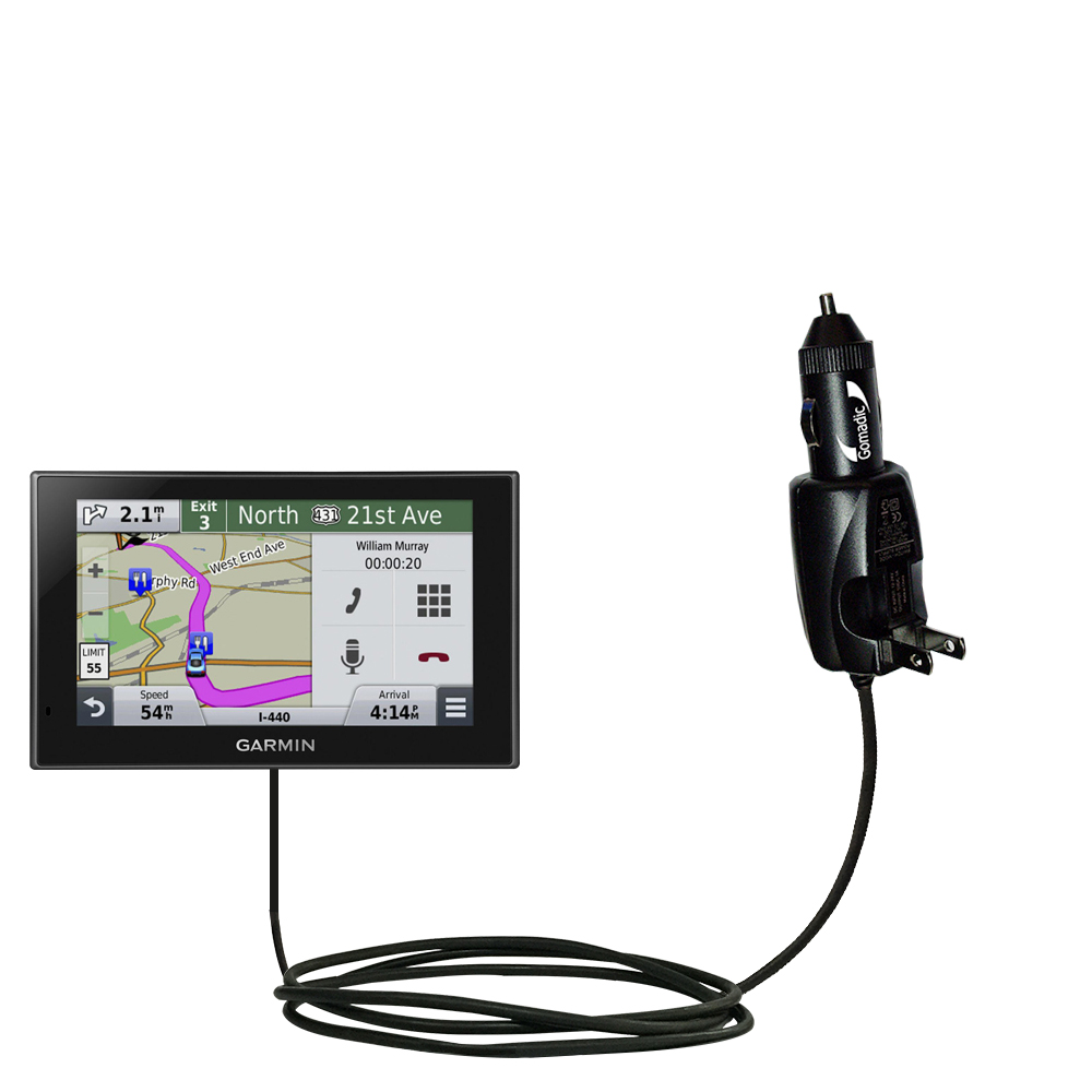 Car & Home 2 in 1 Charger compatible with the Garmin nuvi 2539 / 2559 LMT