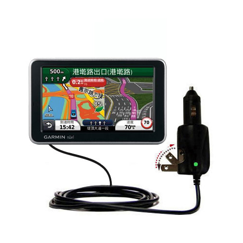 Car & Home 2 in 1 Charger compatible with the Garmin Nuvi 2555 2595 LMT