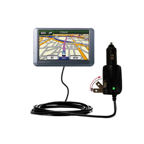 Car & Home 2 in 1 Charger compatible with the Garmin nuvi 255WT