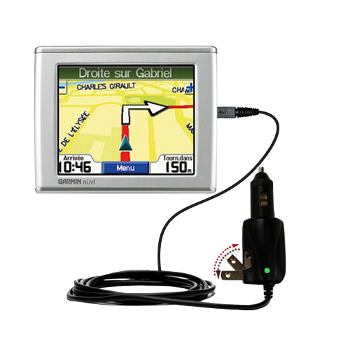 Car & Home 2 in 1 Charger compatible with the Garmin Nuvi 300 300T