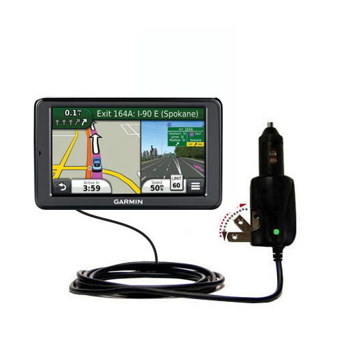 Car & Home 2 in 1 Charger compatible with the Garmin Nuvi 3550