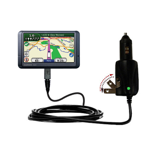 Car & Home 2 in 1 Charger compatible with the Garmin Nuvi 465T 465LMT