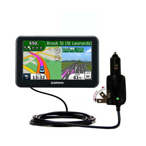 Car & Home 2 in 1 Charger compatible with the Garmin Nuvi 50 50LM