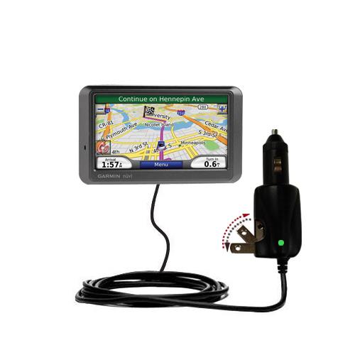 Car & Home 2 in 1 Charger compatible with the Garmin Nuvi 760 760T