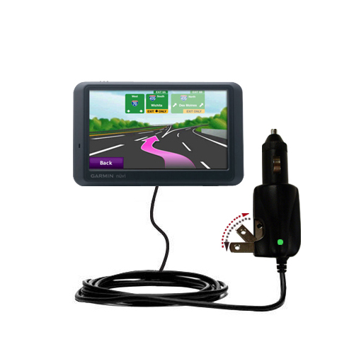 Car & Home 2 in 1 Charger compatible with the Garmin nuvi 765