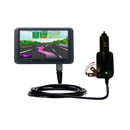 Car & Home 2 in 1 Charger compatible with the Garmin Nuvi 775TFM