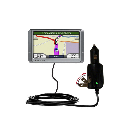 Car & Home 2 in 1 Charger compatible with the Garmin Nuvi 850
