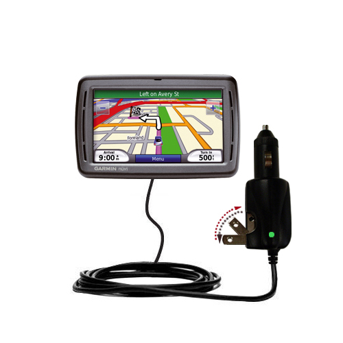 Car & Home 2 in 1 Charger compatible with the Garmin Nuvi 860