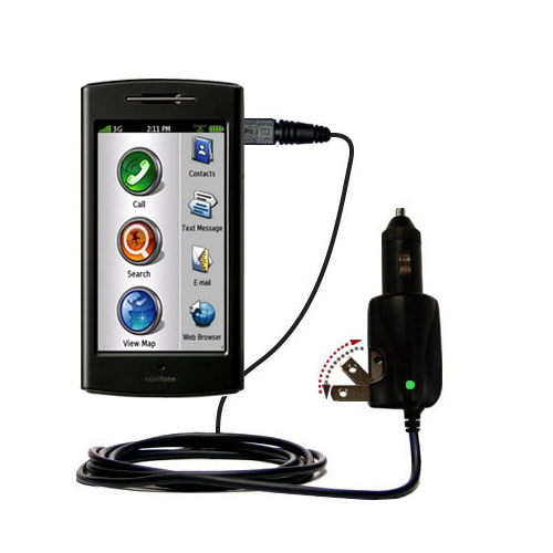Car & Home 2 in 1 Charger compatible with the Garmin Nuvifone G60