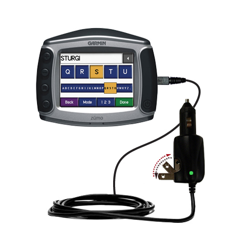 Car & Home 2 in 1 Charger compatible with the Garmin Zumo 450