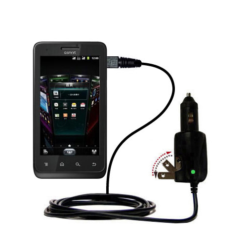Car & Home 2 in 1 Charger compatible with the Gigabyte GSmart G1355