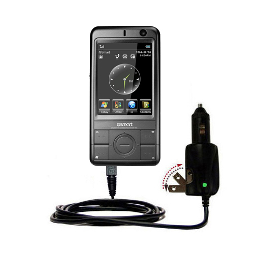 Car & Home 2 in 1 Charger compatible with the Gigabyte GSMART MS802