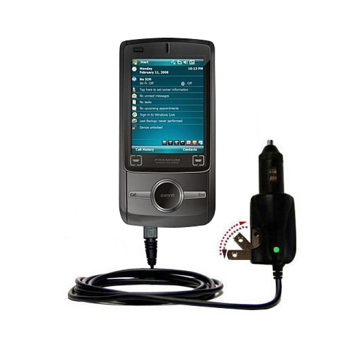 Car & Home 2 in 1 Charger compatible with the Gigabyte GSMART MS820