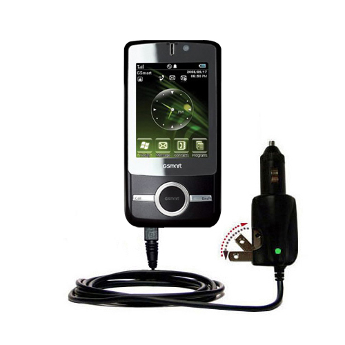 Car & Home 2 in 1 Charger compatible with the Gigabyte GSMART MW720
