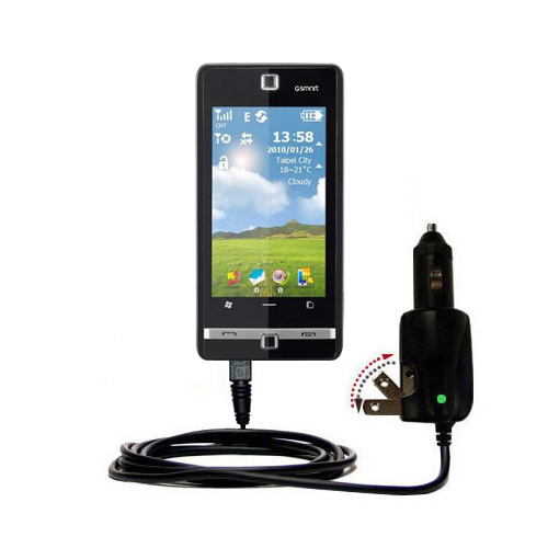 Car & Home 2 in 1 Charger compatible with the Gigabyte GSMART S1205