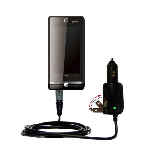 Car & Home 2 in 1 Charger compatible with the Gigabyte S1205