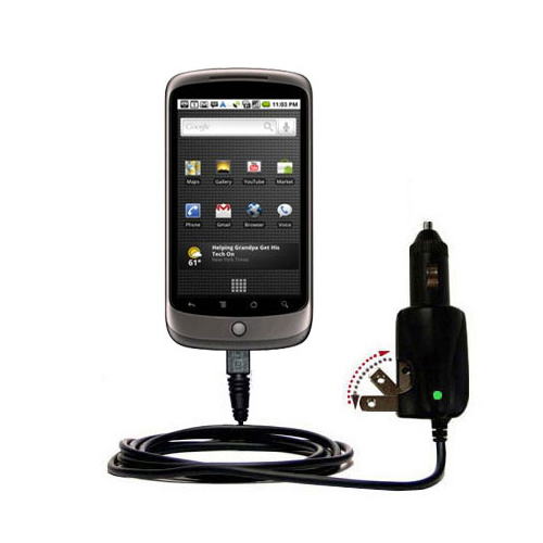 Car & Home 2 in 1 Charger compatible with the Google Nexus 3