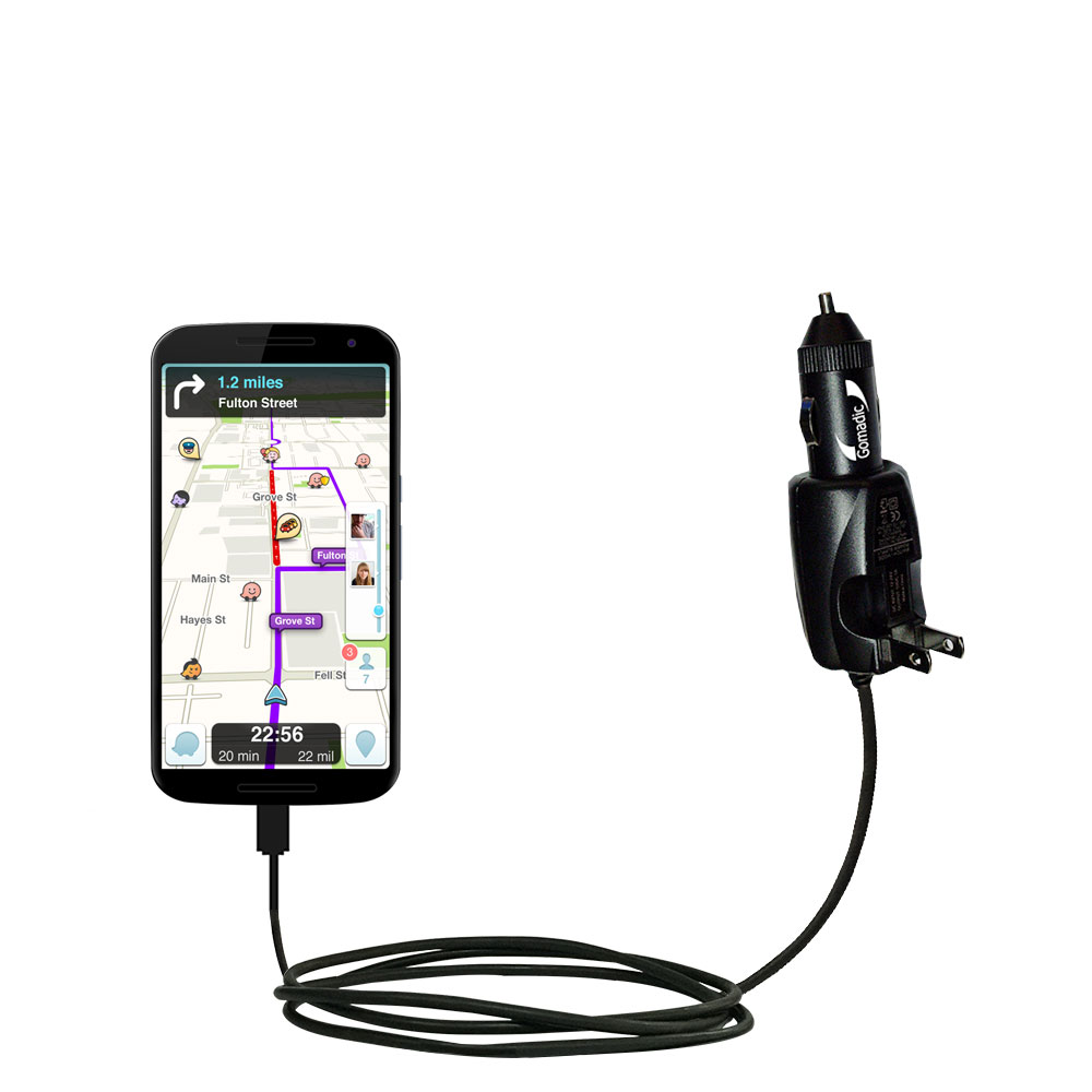 Car & Home 2 in 1 Charger compatible with the Google Nexus 6