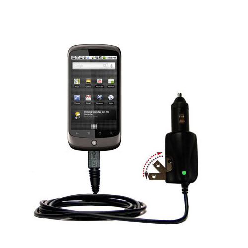 Car & Home 2 in 1 Charger compatible with the Google Nexus One