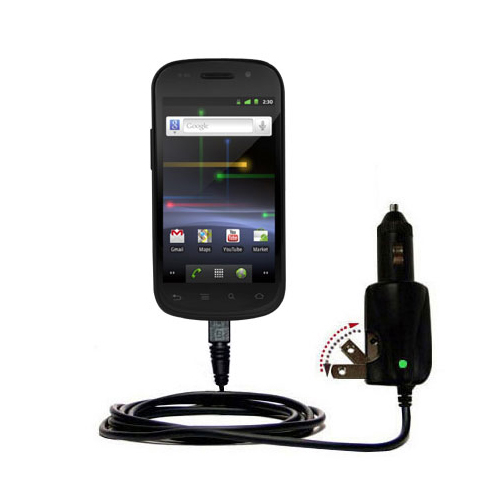 Car & Home 2 in 1 Charger compatible with the Google Nexus S 4G