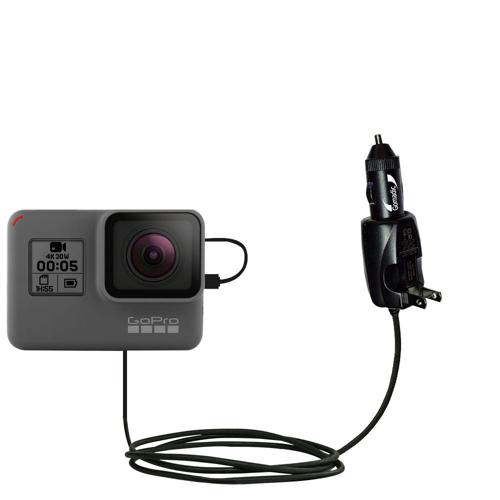 Car & Home 2 in 1 Charger compatible with the GoPro HERO5 Black