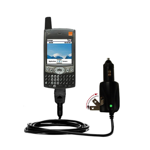 Car & Home 2 in 1 Charger compatible with the Handspring Treo 600