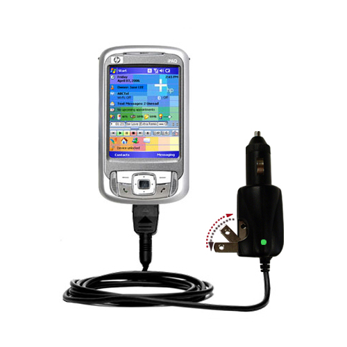 Car & Home 2 in 1 Charger compatible with the HP iPAQ rw6800 Series
