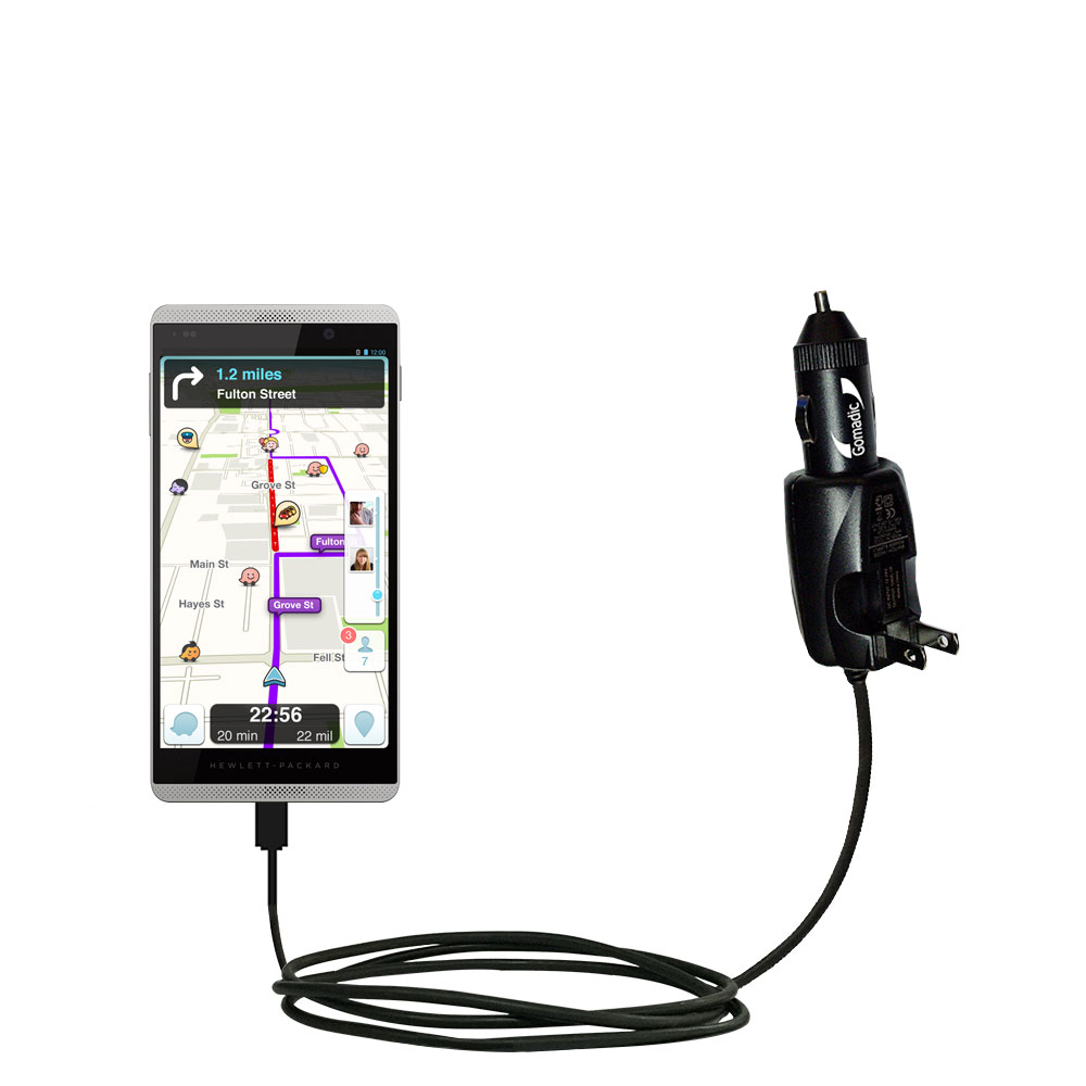 Car & Home 2 in 1 Charger compatible with the HP Slate 6 VoiceTab II