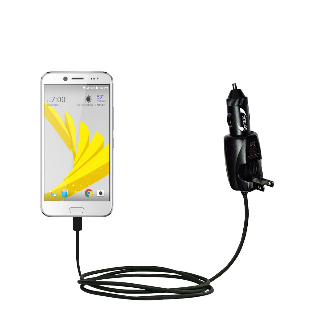 Car & Home 2 in 1 Charger compatible with the HTC Bolt