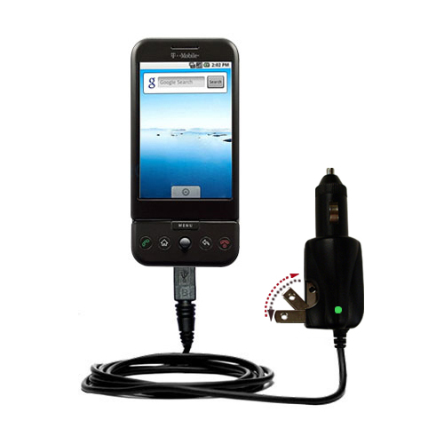 Car & Home 2 in 1 Charger compatible with the HTC Dream