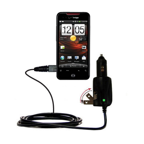 Car & Home 2 in 1 Charger compatible with the HTC DROID Incredible