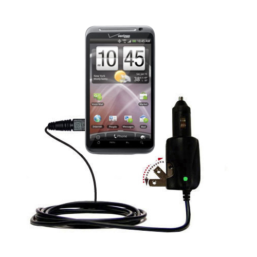 Car & Home 2 in 1 Charger compatible with the HTC Droid Thunderbolt