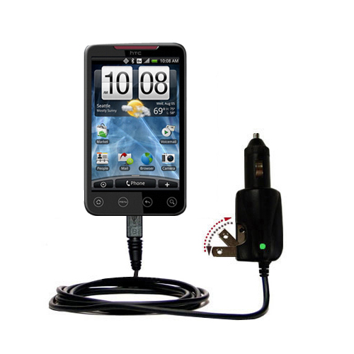 Car & Home 2 in 1 Charger compatible with the HTC EVO 4G