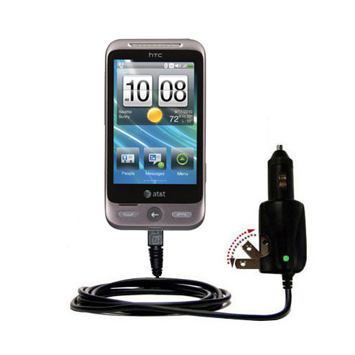 Car & Home 2 in 1 Charger compatible with the HTC Freestyle