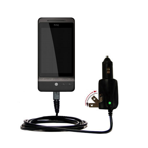 Car & Home 2 in 1 Charger compatible with the HTC Hero2