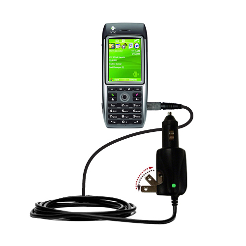 Car & Home 2 in 1 Charger compatible with the HTC MTeoR
