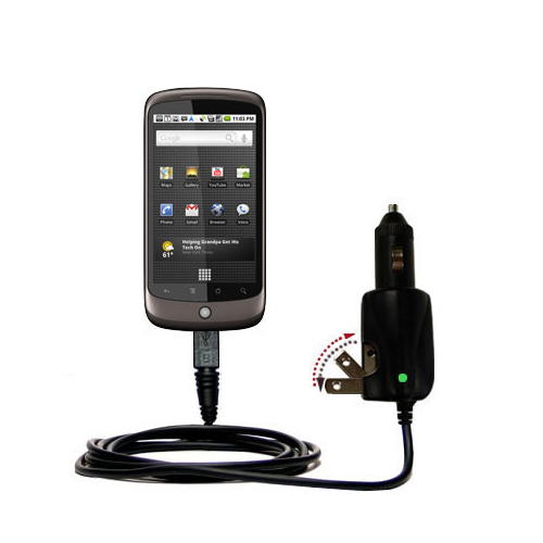 Car & Home 2 in 1 Charger compatible with the HTC Nexus One
