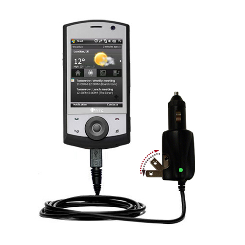 Car & Home 2 in 1 Charger compatible with the HTC P3650