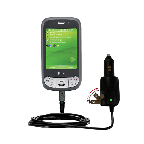 Car & Home 2 in 1 Charger compatible with the HTC P4350