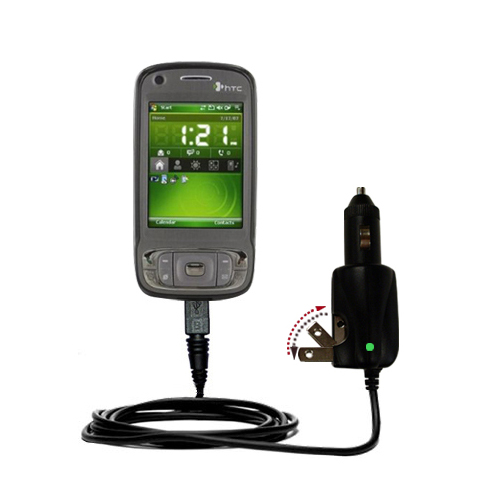 Car & Home 2 in 1 Charger compatible with the HTC P4550