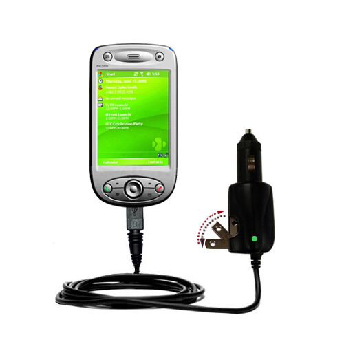 Car & Home 2 in 1 Charger compatible with the HTC P6300