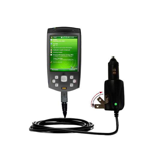 Car & Home 2 in 1 Charger compatible with the HTC P6500