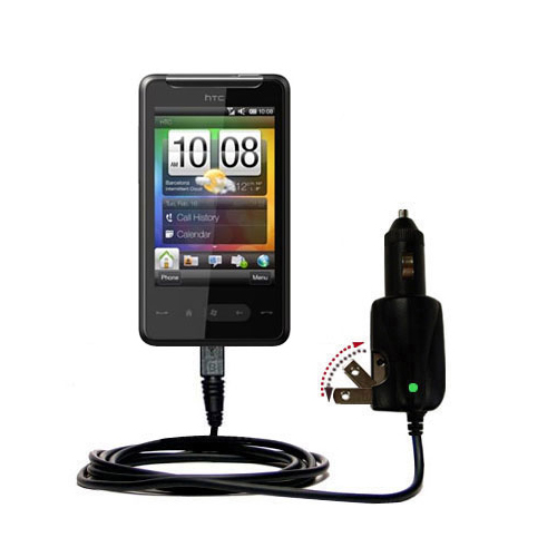 Car & Home 2 in 1 Charger compatible with the HTC Photon