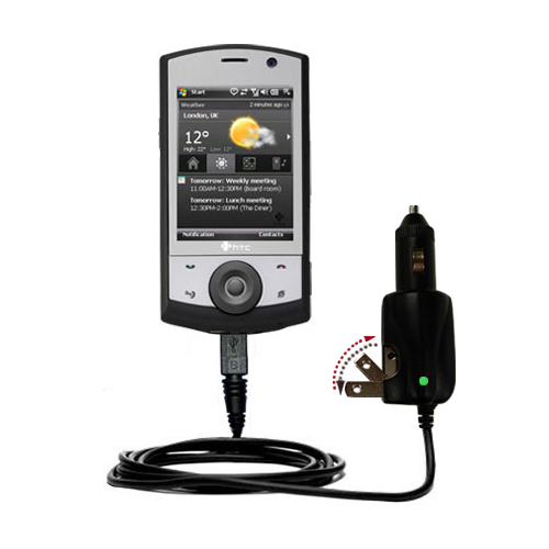 Car & Home 2 in 1 Charger compatible with the HTC Polaris