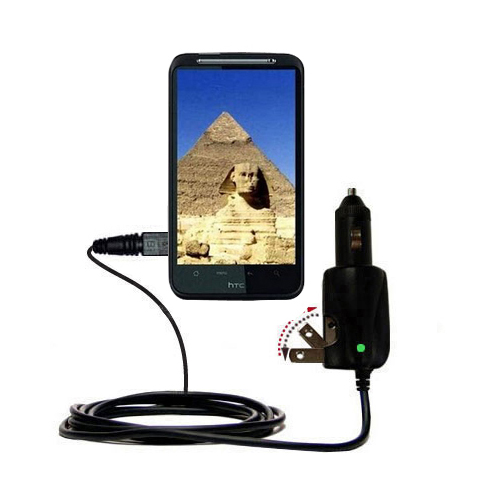 Car & Home 2 in 1 Charger compatible with the HTC Pyramid