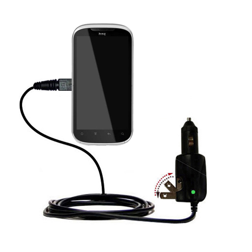 Car & Home 2 in 1 Charger compatible with the HTC Ruby